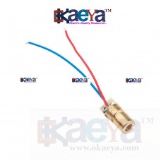 OkaeYa 3 Pieces 650Nm 6Mm 5V Dc 5Mw Mini Laser Dot Diode Module Head Wl Red Straight
